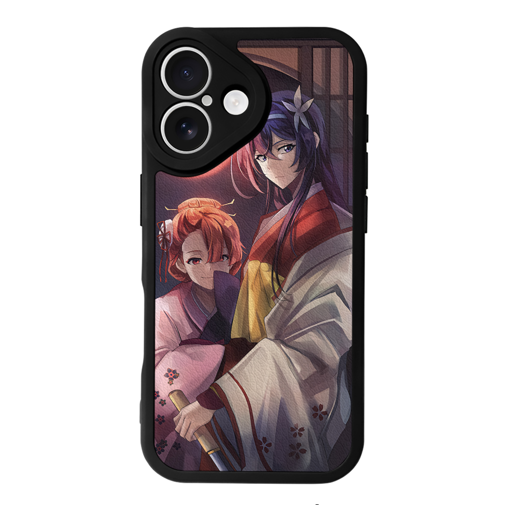 （画像用） 文豪ストレイドッグス Bungo Stray Dogs 【iPhone 16シリーズ対応】シリコンスマホケース（レザー調） 材質：シリコン